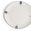 Тарелка главная 28см коллекции Vera Wang - Luxe Graphite бренда Wedgwood
