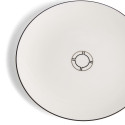 Тарелка десертная 17см коллекции Vera Wang - Luxe Graphite бренда Wedgwood