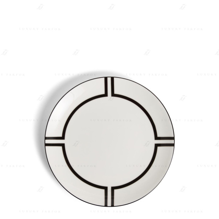 Тарелка закусочная 20см коллекции Vera Wang - Luxe Graphite бренда Wedgwood