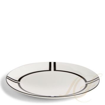 Тарелка закусочная 20см коллекции Vera Wang - Luxe Graphite бренда Wedgwood