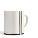 Кружка 460мл коллекции Vera Wang - Luxe Graphite бренда Wedgwood