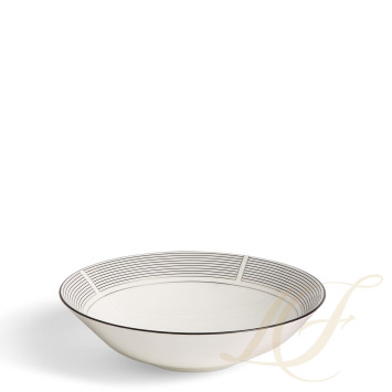 Чаша суповая 20см коллекции Vera Wang - Luxe Graphite бренда Wedgwood