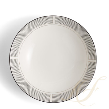 Чаша суповая 20см коллекции Vera Wang - Luxe Graphite бренда Wedgwood