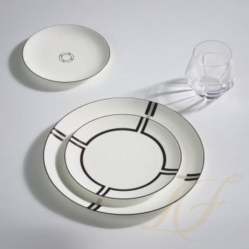 Чаша суповая 20см коллекции Vera Wang - Luxe Graphite бренда Wedgwood