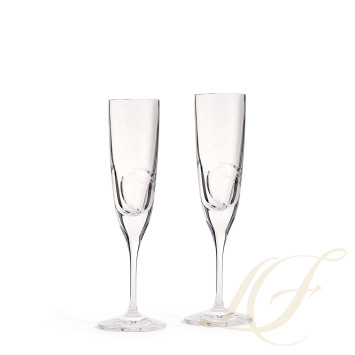 Флюте для шампанского 148мл, 2шт. коллекции Vera Wang - Luxe Graphite бренда Wedgwood
