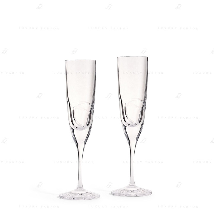 Флюте для шампанского 148мл, 2шт. коллекции Vera Wang - Luxe Graphite бренда Wedgwood