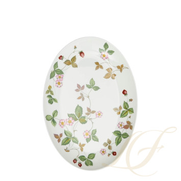 Блюдо овальное 29,8см коллекции Wild Strawberry бренда Wedgwood