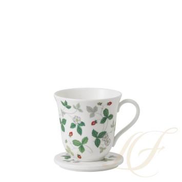 Кружка с крышкой 300мл коллекции Wild Strawberry бренда Wedgwood