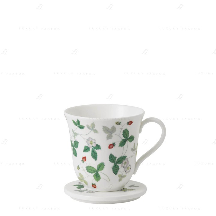 Кружка с крышкой 300мл коллекции Wild Strawberry бренда Wedgwood