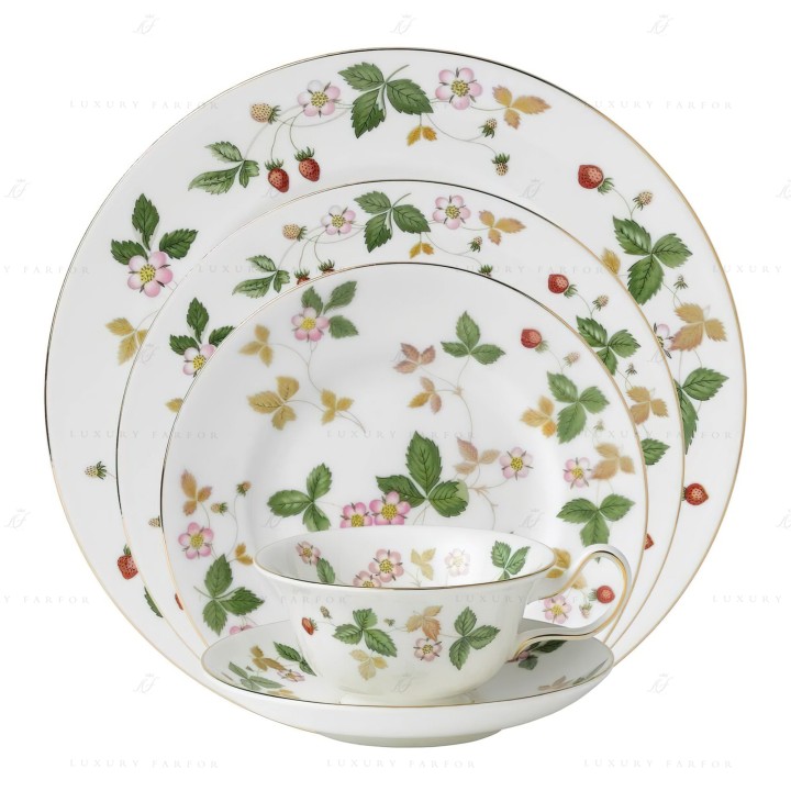 Набор из 5 предметов коллекции Wild Strawberry бренда Wedgwood