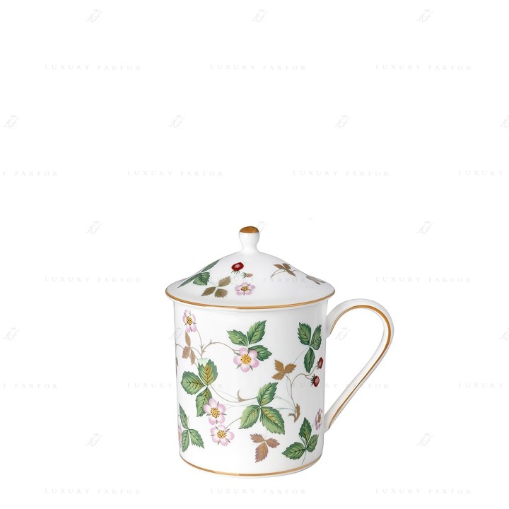 Кружка с крышкой 500мл коллекции Wild Strawberry бренда Wedgwood