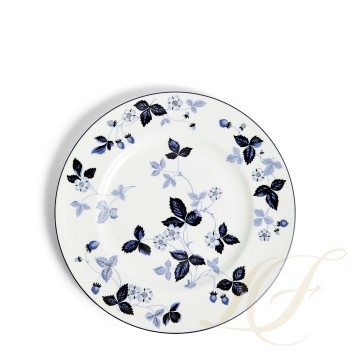 Тарелка главная 27см коллекции Wild Strawberry Inky Blue бренда Wedgwood