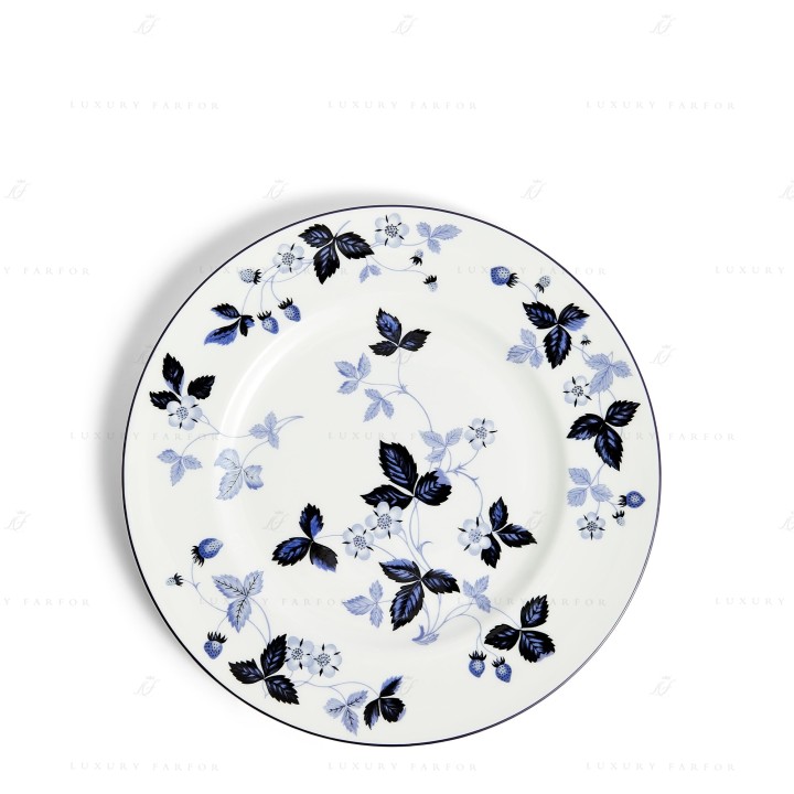 Тарелка главная 27см коллекции Wild Strawberry Inky Blue бренда Wedgwood