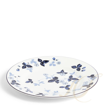 Тарелка закусочная 21см коллекции Wild Strawberry Inky Blue бренда Wedgwood