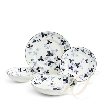 Набор из 4 предметов коллекции Wild Strawberry Inky Blue бренда Wedgwood