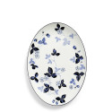 Блюдо овальное 30см коллекции Wild Strawberry Inky Blue бренда Wedgwood