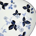 Блюдо овальное 30см коллекции Wild Strawberry Inky Blue бренда Wedgwood
