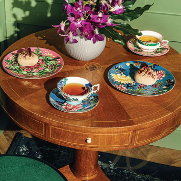 Чашка чайная с блюдцем 140мл коллекции Wonderlust 