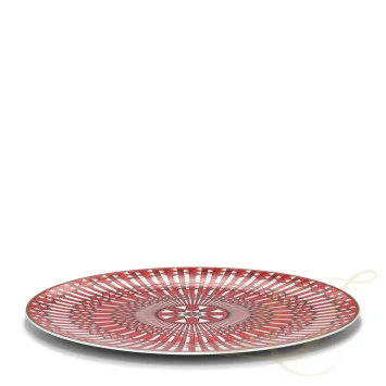 Тарелка презентационная 31см коллекции Arcadia Red бренда Baccarat