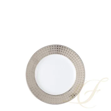 Тарелка десертная 16см коллекции Athena Platine бренда Bernardaud