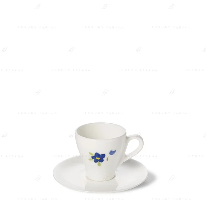 Чашка эспрессо с блюдцем 0,11л коллекции Impression - Blau бренда Dibbern
