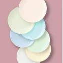 Тарелка 32см коллекции Pastell - Khaki бренда Dibbern