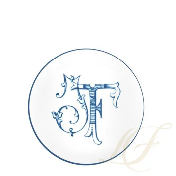 Шкатулка 13,2см коллекции Corona Monogram Blue Cobalto бренда Richard Ginori