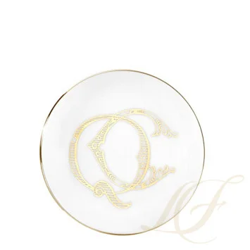 Шкатулка 13,2см коллекции Corona Monogram Oro Brillante бренда Richard Ginori