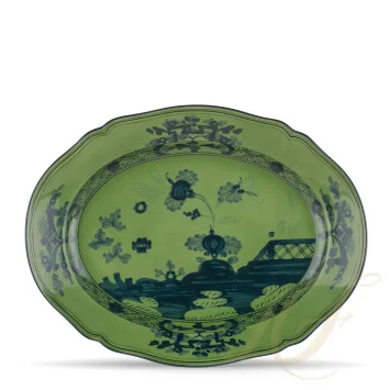 Блюдо овальное 38,5см коллекции Oriente Italiano Malachite бренда Richard Ginori