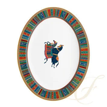 Блюдо овальное 48см коллекции Cheval d'Orient бренда Hermes