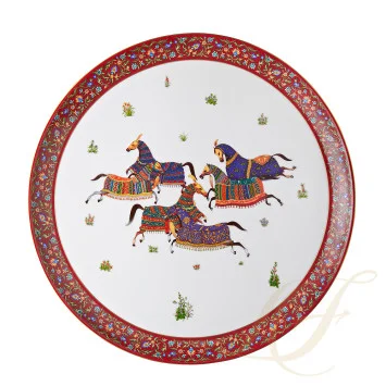 Блюдо круглое № 1 44см коллекции Cheval d'Orient бренда Hermes