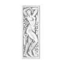 Декоративная панель зеркальная 45,8x15,2см коллекции Femme Bras Leves бренда Lalique