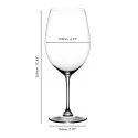 Бокал для красного вина Bordeaux Grand Cru 960мл, 2шт.  коллекции Vinum бренда Riedel