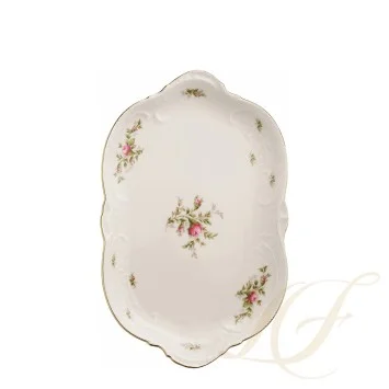 Блюдо овальное 33см коллекции Sanssouci Elfenbein Ramona бренда Rosenthal