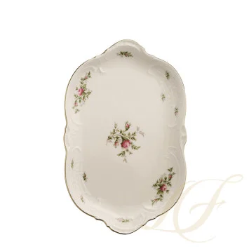 Блюдо овальное 33см коллекции Sanssouci Elfenbein Ramona бренда Rosenthal