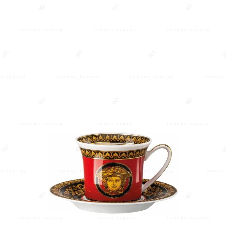 Чашка эспрессо с блюдцем 0,10л коллекции Medusa бренда Rosenthal Versace