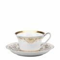 Чашка чайная с блюдцем 0,22л коллекции Medusa Gala Gold бренда Rosenthal Versace