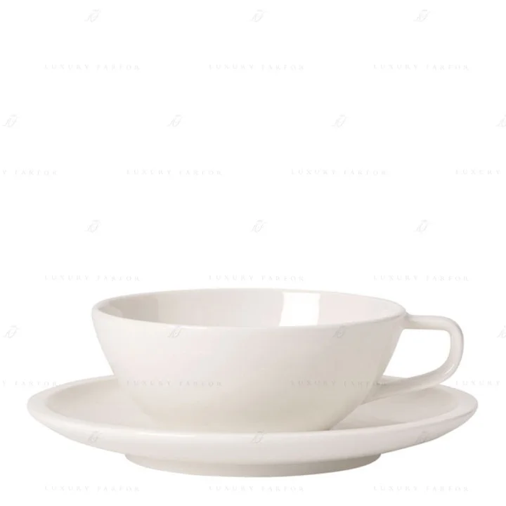 Чашка чайная с блюдцем 0,24л коллекции Artesano Original бренда Villeroy & Boch
