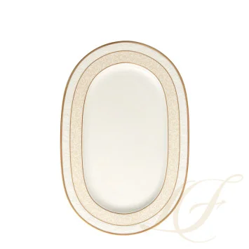 Блюдо овальное 35см коллекции Ivoire бренда Villeroy & Boch
