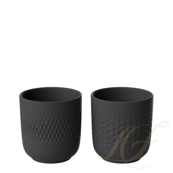 Кружка 0,28л, 2шт. коллекции Manufacture Collier Noir бренда Villeroy & Boch